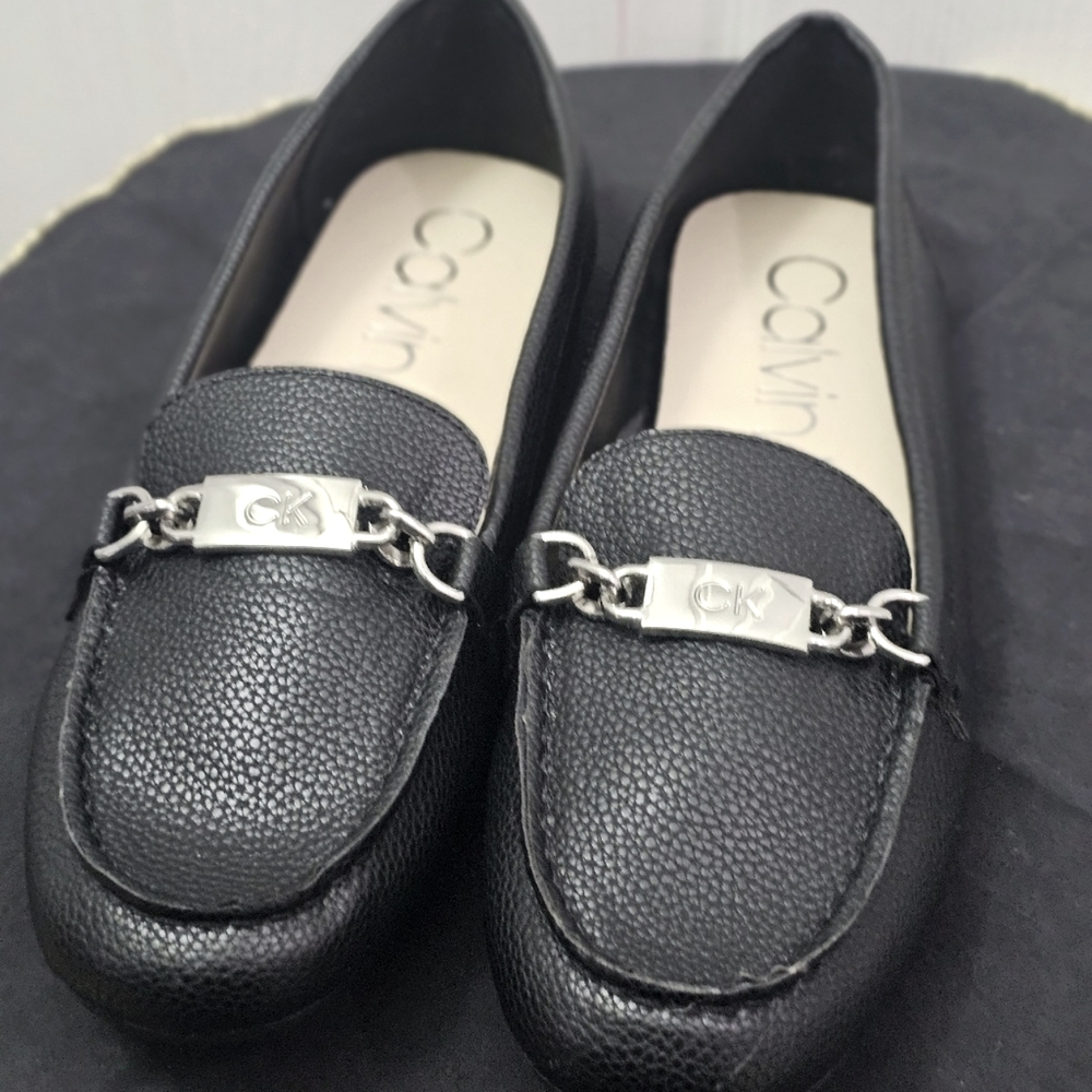 Calvin Klein Black Women's Loafer Shoes